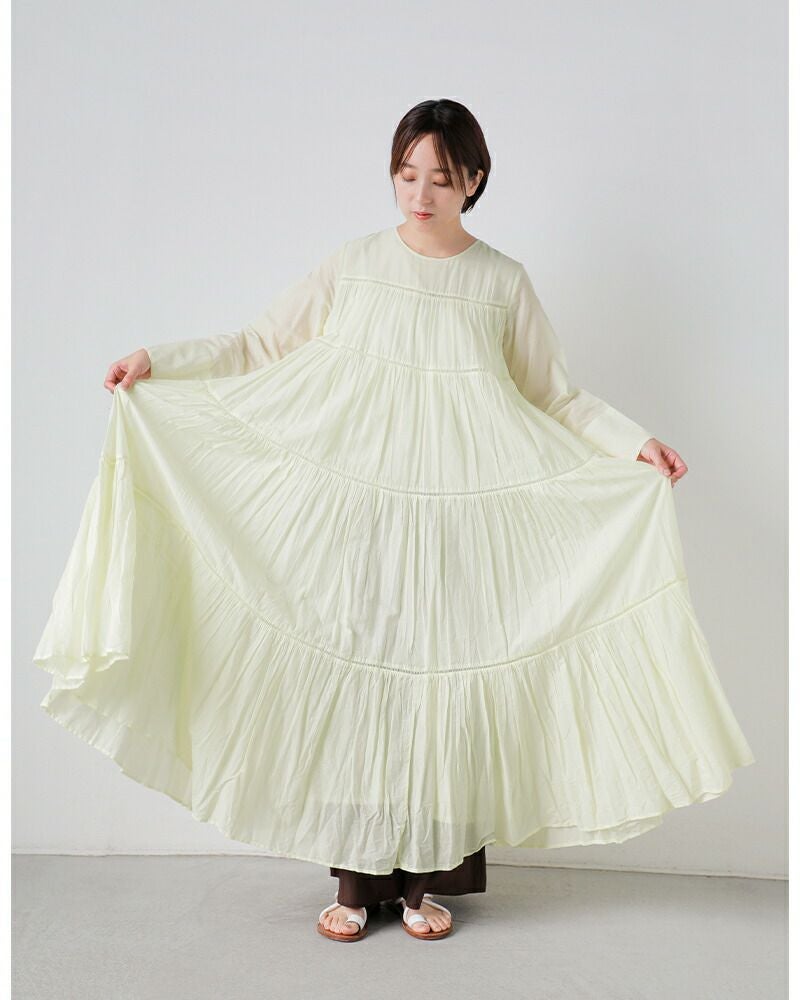 3こ1】【30%OFF】ne Quittez pas ヌキテパ コットンボイル ティアード