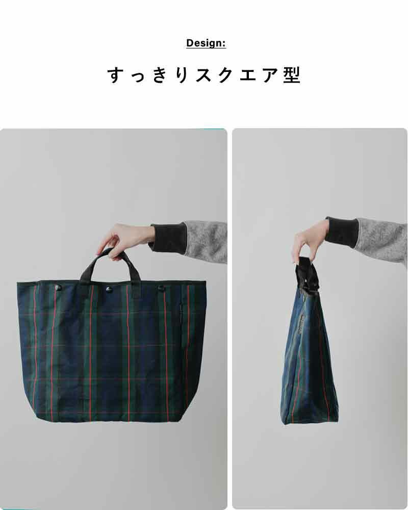 クーポン対象】BAG'n'NOUN バッグンナウン 6号帆布 コットン チェック
