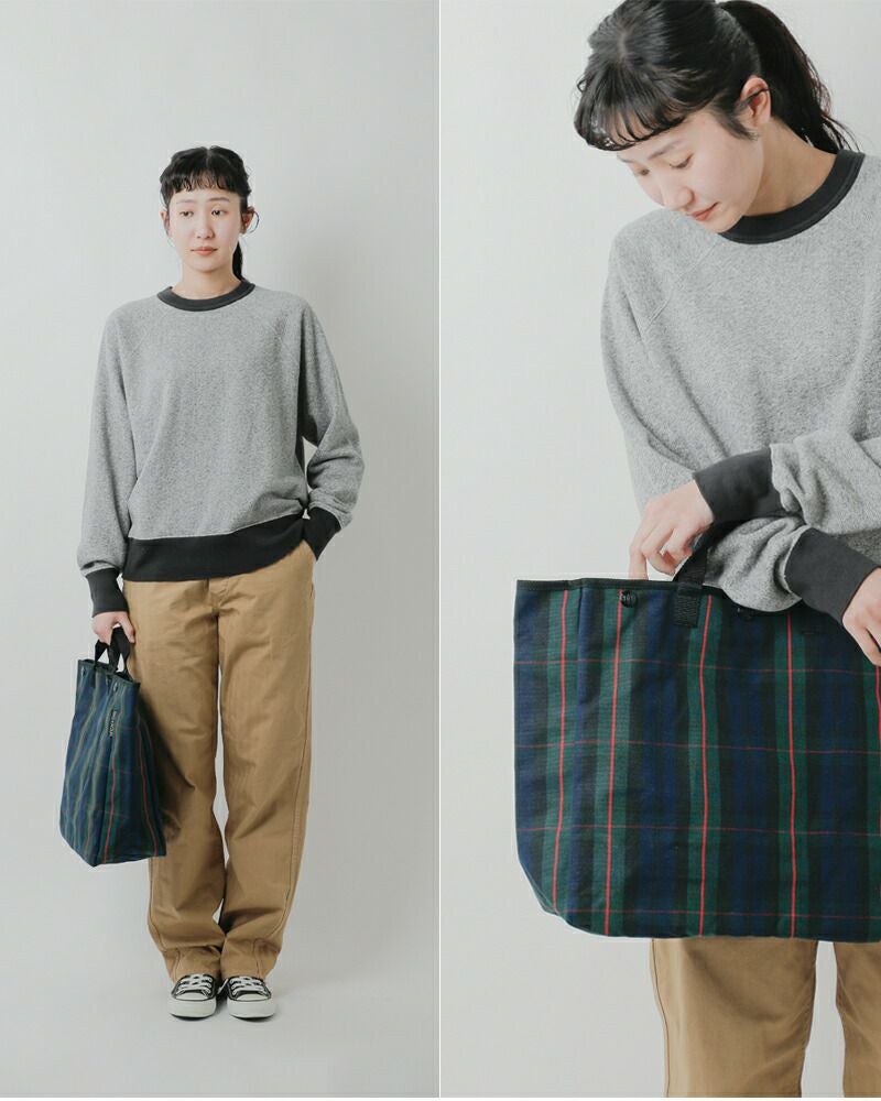 クーポン対象】BAG'n'NOUN バッグンナウン 6号帆布 コットン チェック