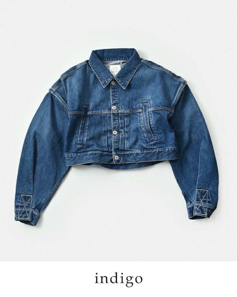 KURO クロ ショート デニム ジャケット “POWER SHOULDER SHORT DENIM