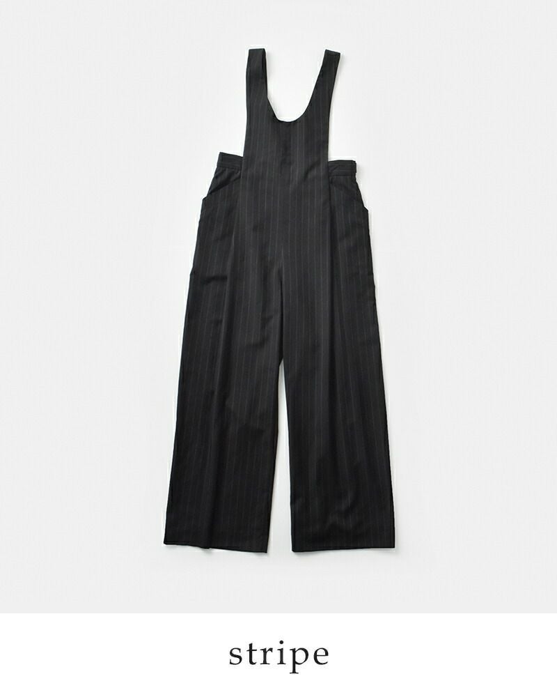 60%OFF】CLANE クラネ ディープ Uネック サロペット 18112-5122-kk