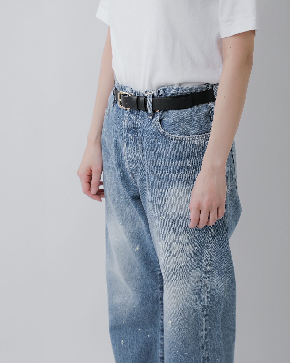 50%OFF】TANAKA タナカ コットン セルビッチ デニム ミッドライズ