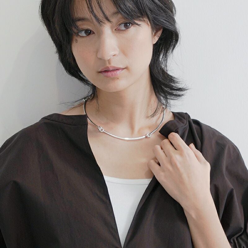 JAMIRAY ジャミレイ ムーン シルバー チョーカー “MOON CHOKER SV” 242