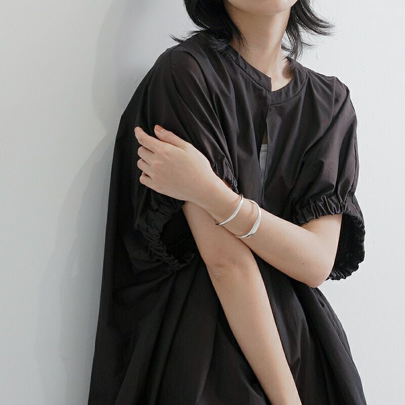 JAMIRAY ジャミレイ ライン スカルプチャー シルバー バングル “LINE