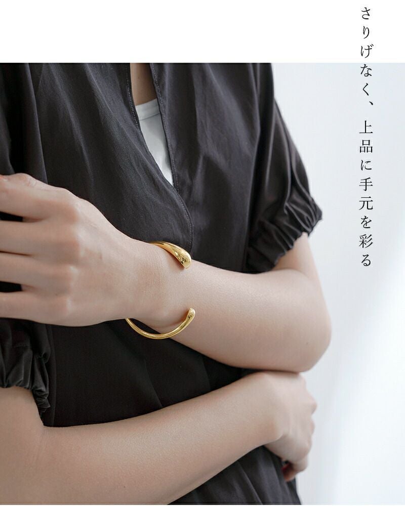 JAMIRAY ジャミレイ ワインディング ゴールド バングル “WINDING