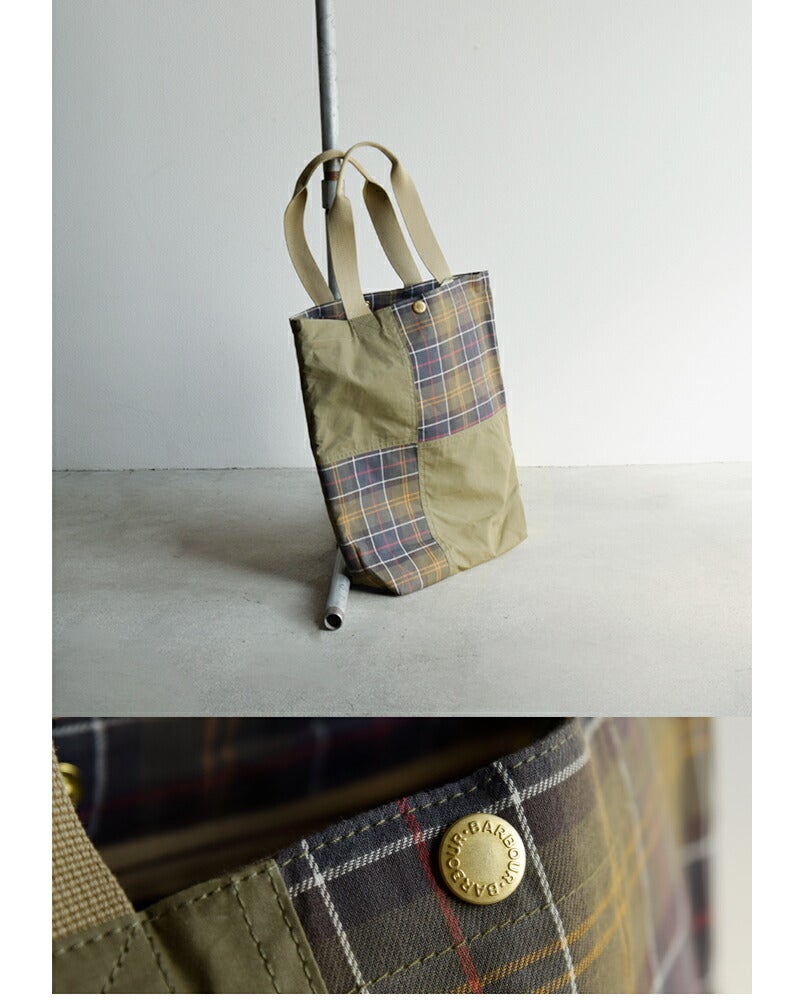 Barbour バブアー トランスポート パッチワーク トートバッグ