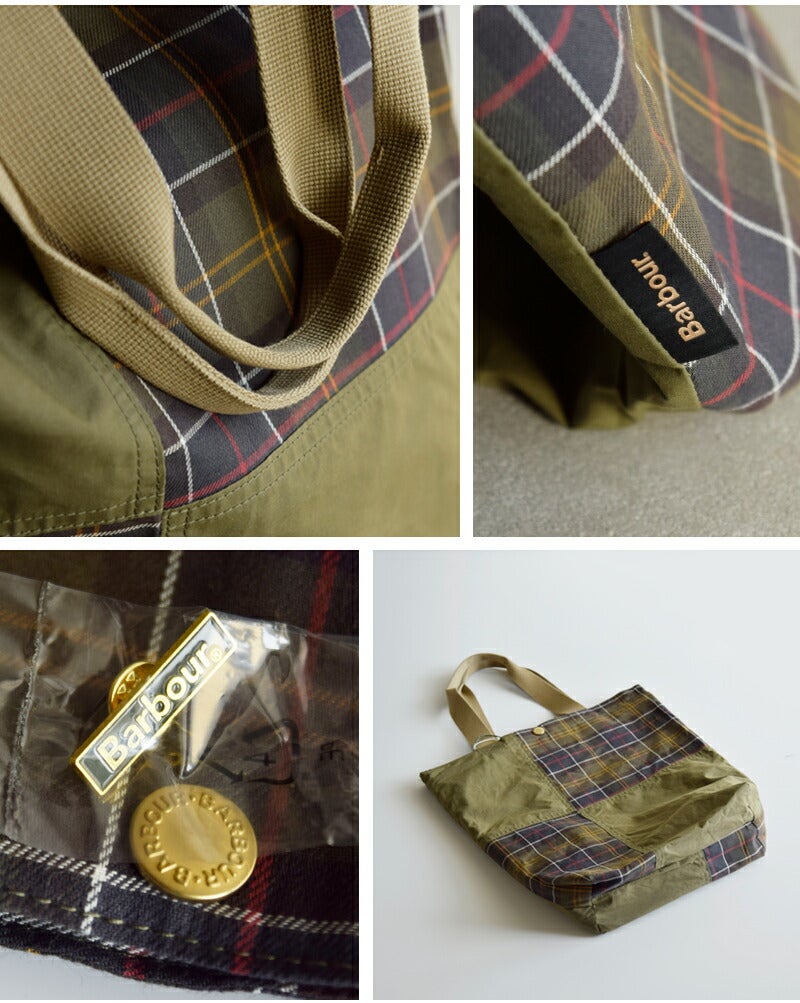 Barbour バブアー トランスポート パッチワーク トートバッグ