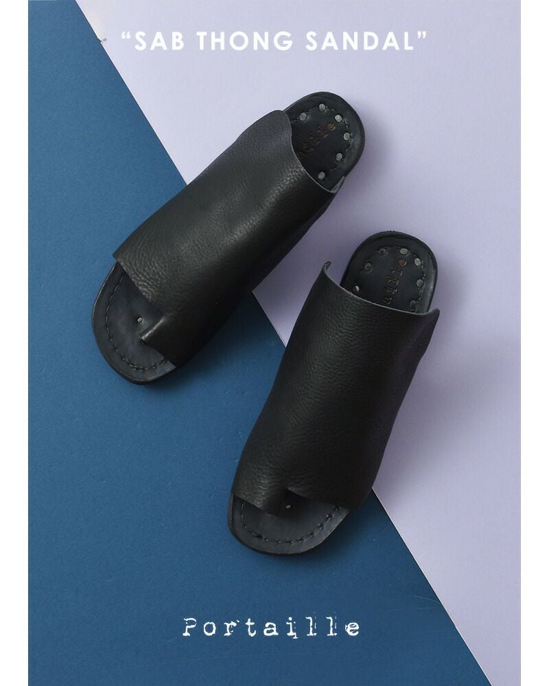 Portaille ポルタユ レザー アッパー トング サンダル “Sab thong