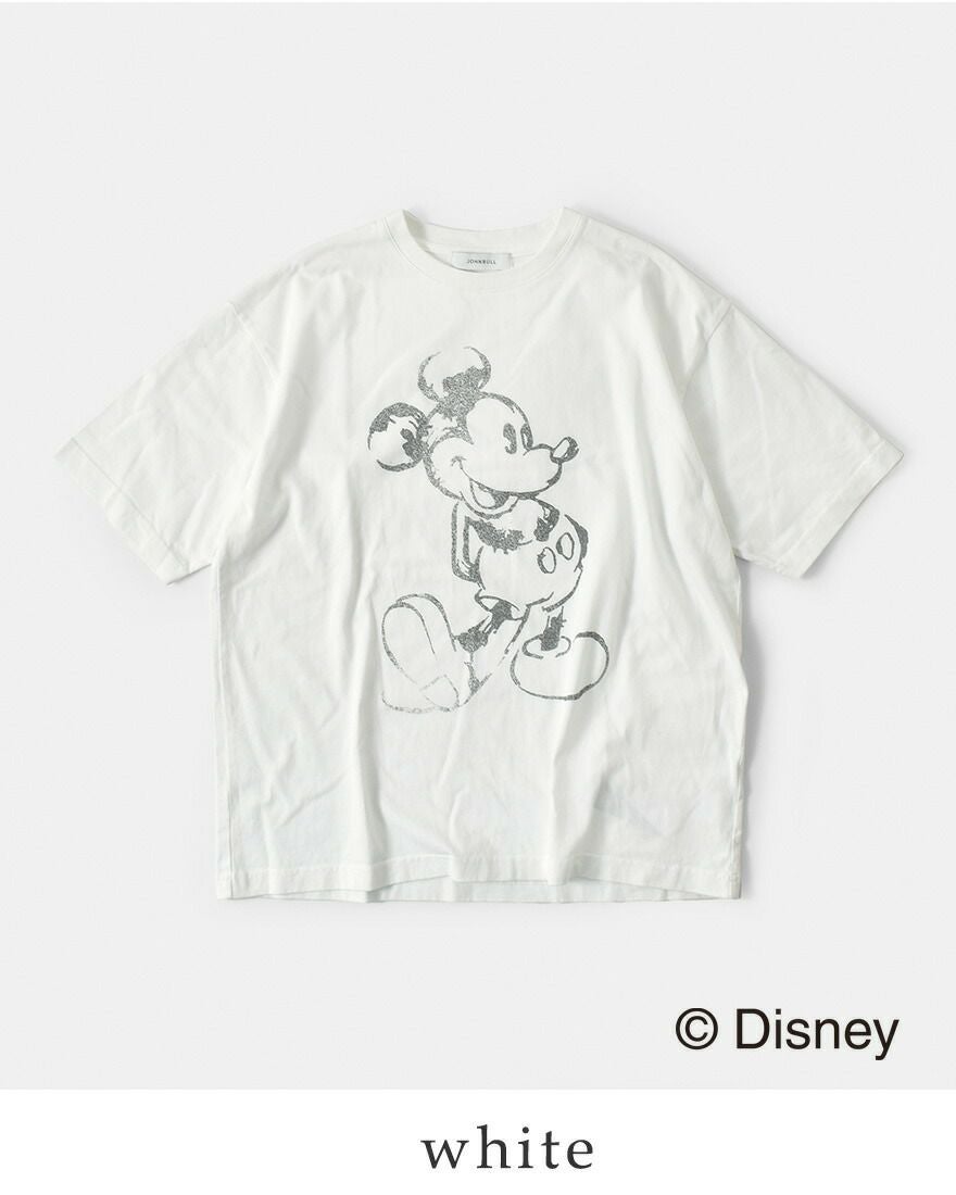 40%OFF】Johnbull ジョンブル コットン「ミッキーマウス」プリント T