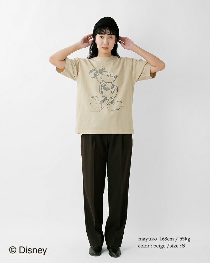 40%OFF】Johnbull ジョンブル コットン「ミッキーマウス」プリント T