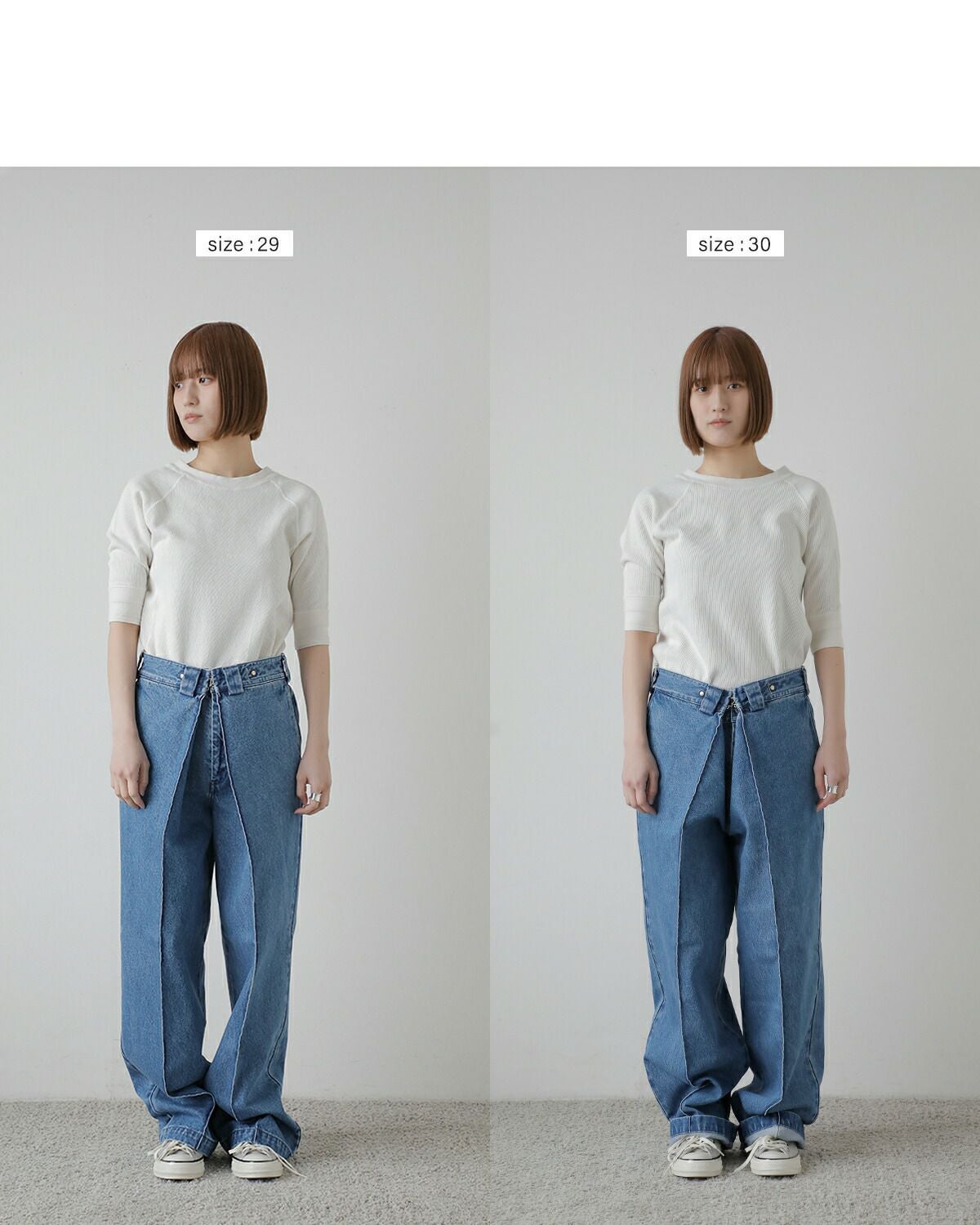 KURO クロ ビッグ タック デニム トラウザー パンツ “BIG TUCK DENIM