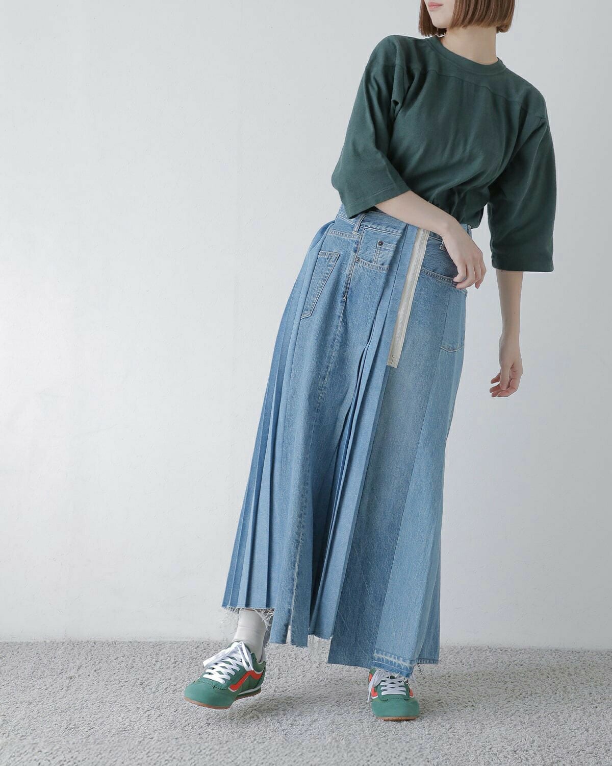フリーダ⭐︎リメイクスカート⭐︎新品タグ付き⭐︎ Freada/Vintageヨーロピアンエコバッグリメイクスカート｜Daytona Park