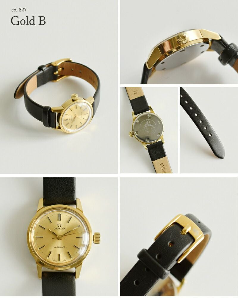 OMEGA オメガ カウレザー ベルト ヴィンテージ ウォッチ ks-629-827-ms