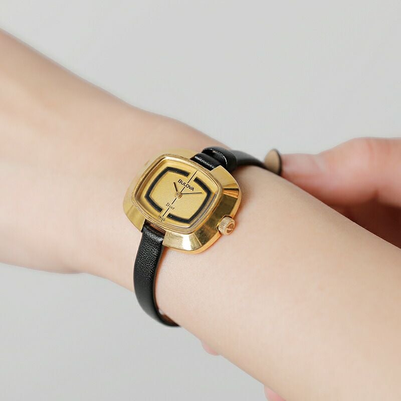 BULOVA ブローバ ×Dior ディオール カウレザー ベルト ステンレス GP