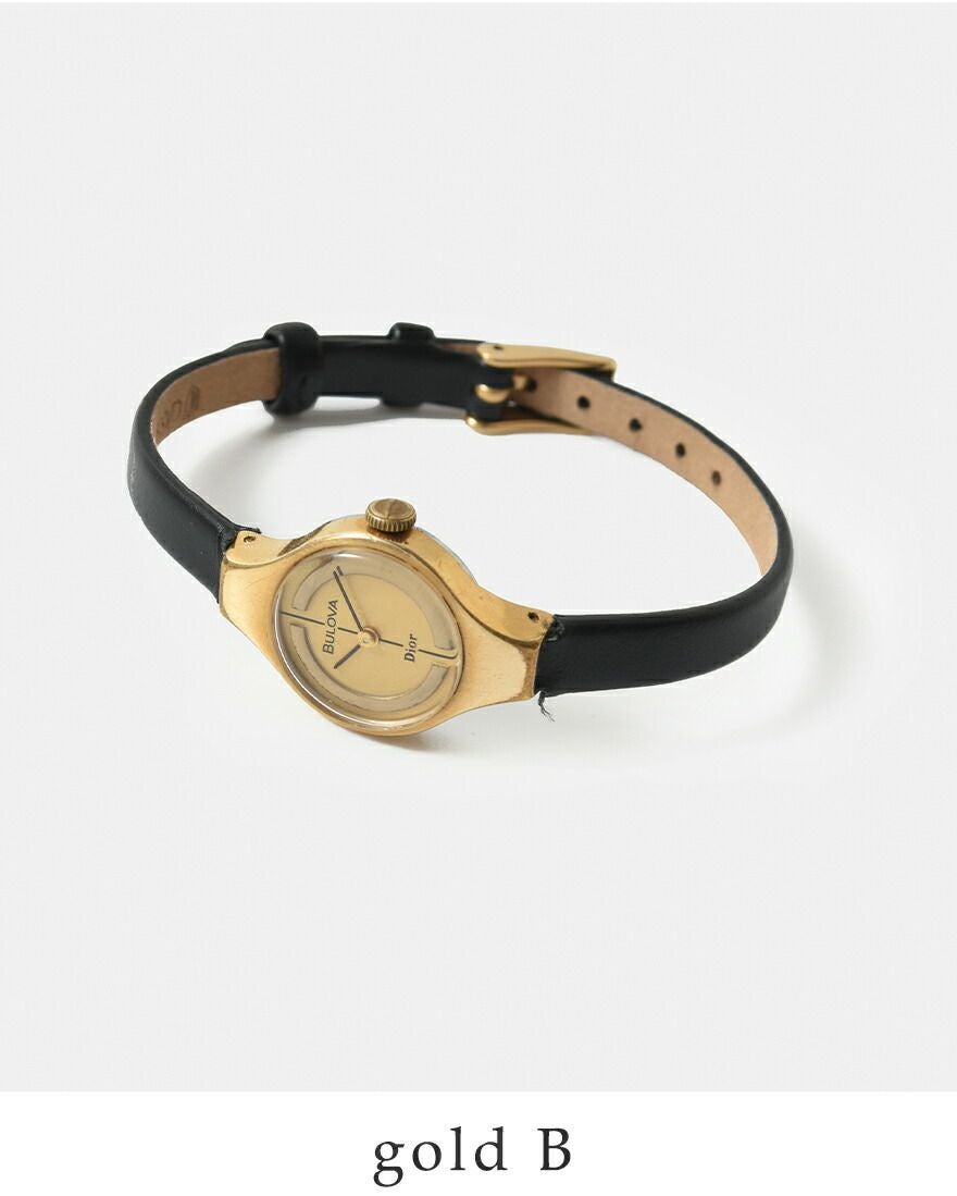 ディオール　Dior　ブローバー　レッド　手巻き　レディース　ウォッチ DIOR by BULOVA（ディオール バイ ブローバ）希少レッド文字盤 TV