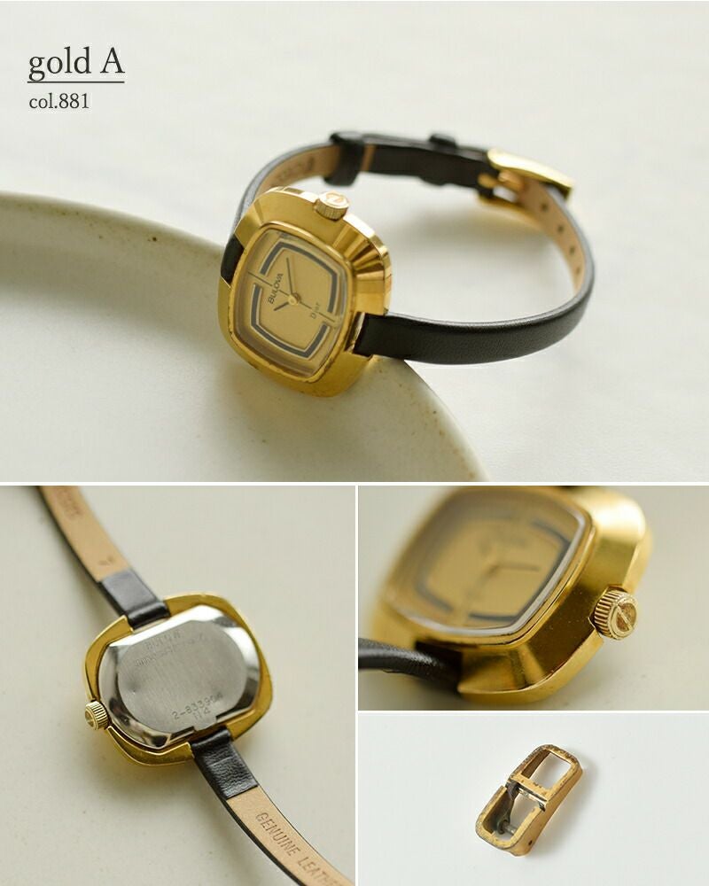 BULOVA ブローバ ×Dior ディオール カウレザー ベルト ステンレス GP