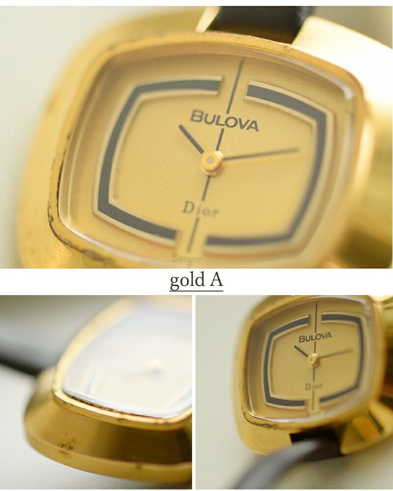 ディオール　Dior　ブローバー　レッド　手巻き　レディース　ウォッチ DIOR by BULOVA（ディオール バイ ブローバ）希少レッド文字盤 TV