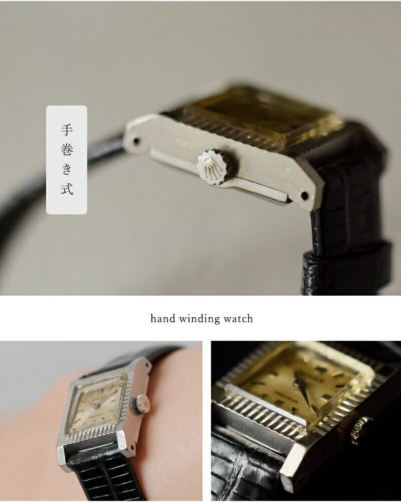 ROLEX ロレックス テジュ リザード ベルト ヴィンテージ ウォッチ ks