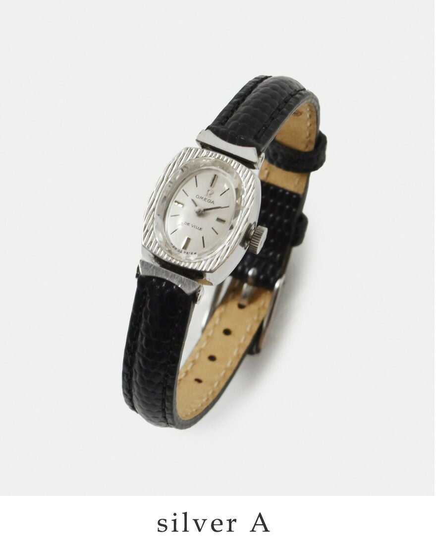 クーポン対象】OMEGA オメガ カウレザー ベルト ステンレス