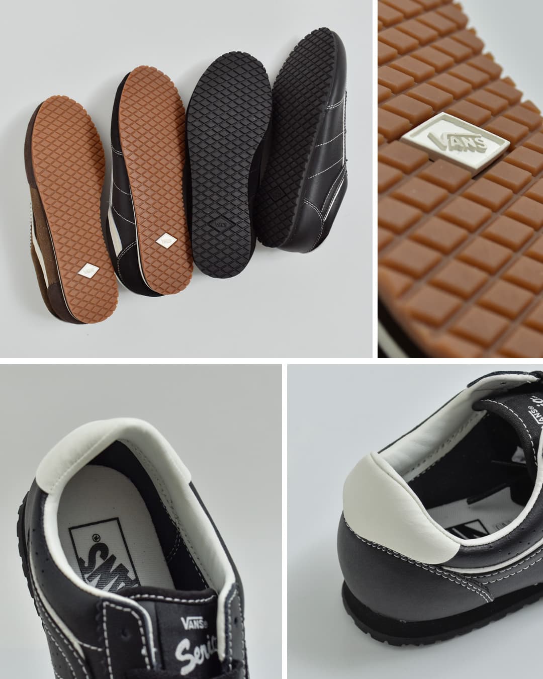 Vans ヴァンズ スーパー ロープロ レザー アッパー スニーカー “Super