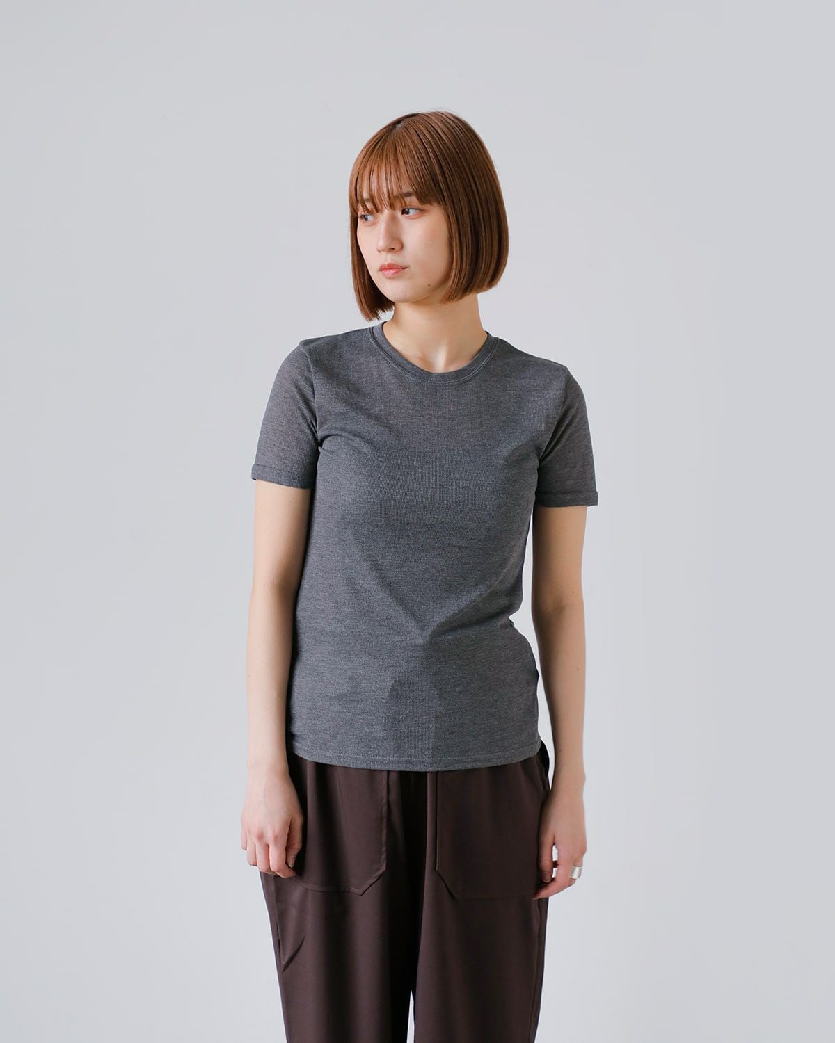 kiehtova キエトヴァ シアー トップス 半袖 Tシャツ “SHEER TOPS
