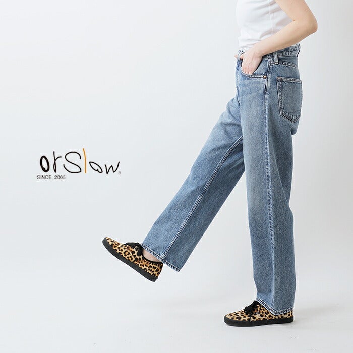 or slow オアスロウ 101ダッド フィット デニム パンツ 01-1010w-same2