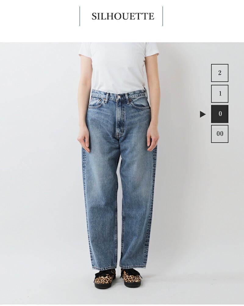 or slow オアスロウ 101ダッド フィット デニム パンツ 01-1010w-same2