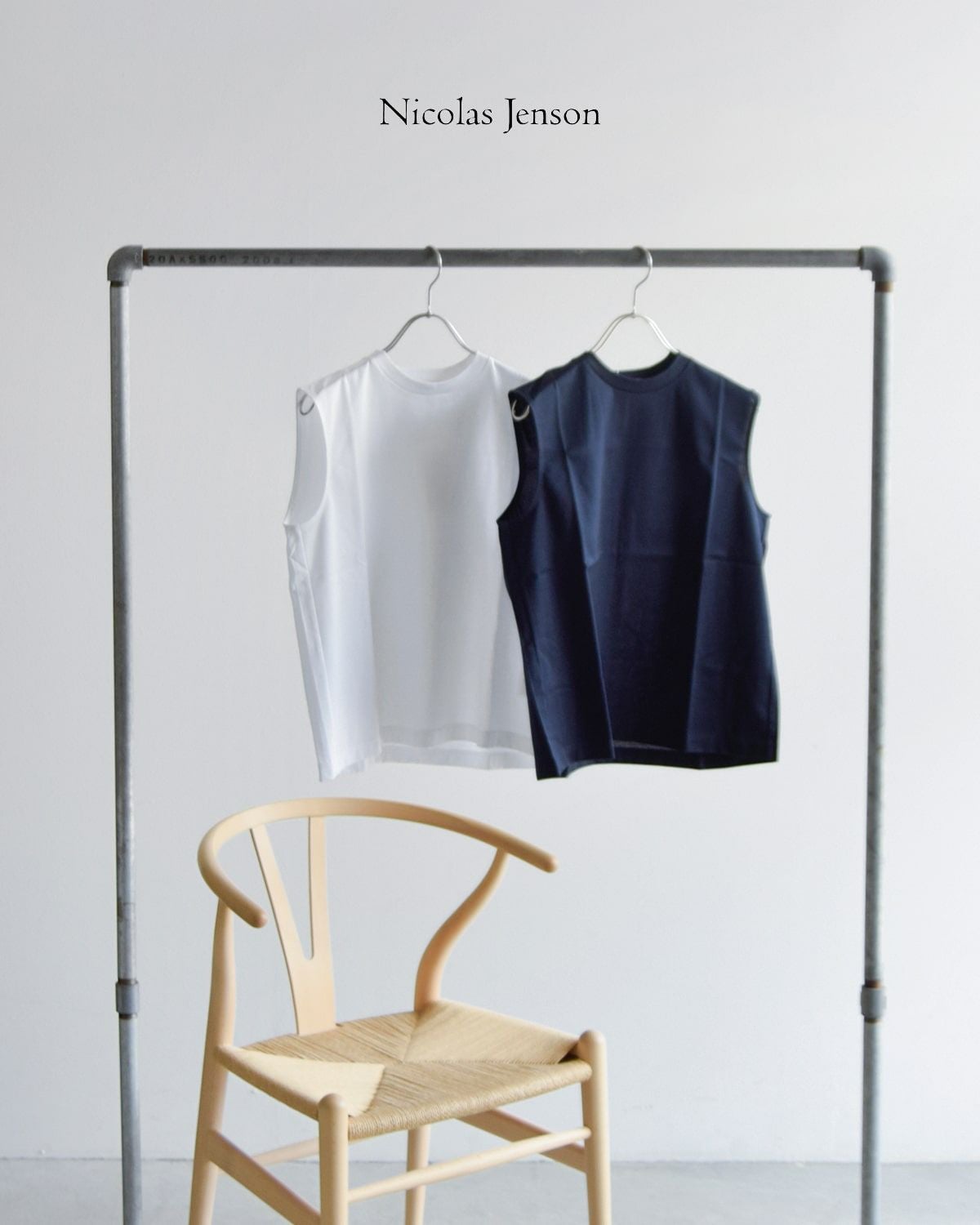 Nicolas Jenson ニコラジェンソン コットン ノースリーブ カットソー