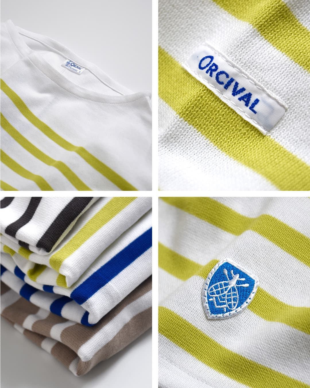 ORCIVAL オーチバル コットンラッセル ボートネック 五分袖 Tシャツ