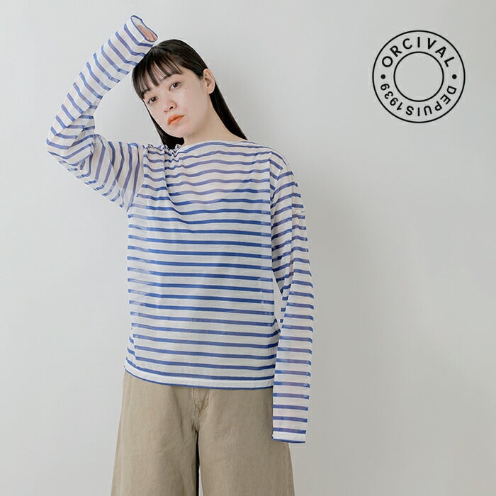 ORCIVAL オーチバル オーシバル シースルージャージー ボーダー ボート