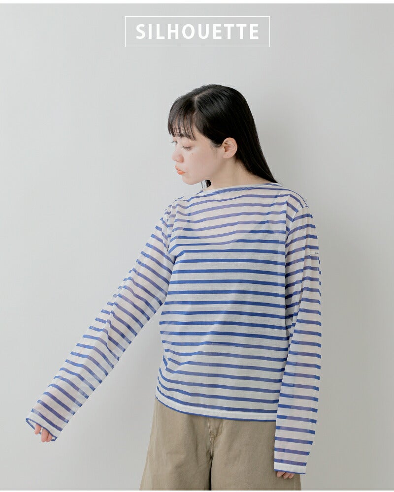 3こ1】【20%OFF】ORCIVAL オーチバル オーシバル シースルージャージー