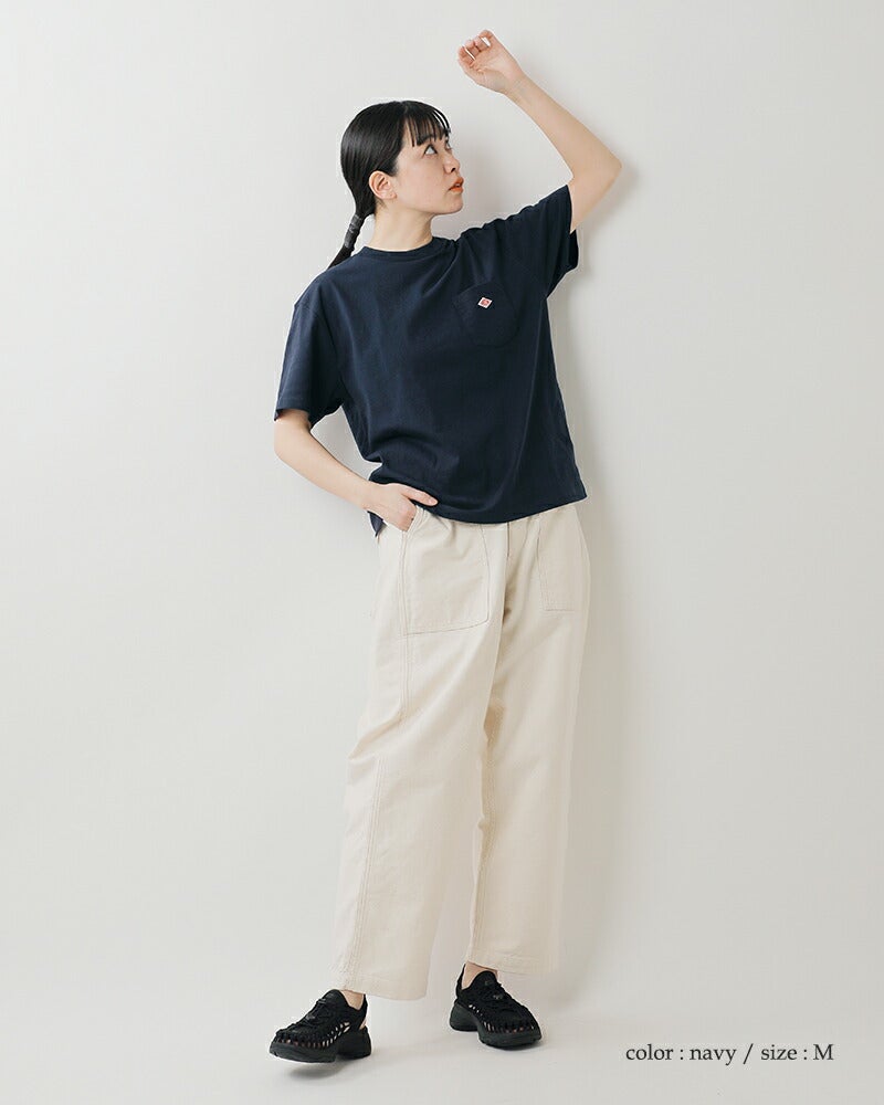 DANTON ダントン コットンオープンエンドジャージー ポケット Tシャツ