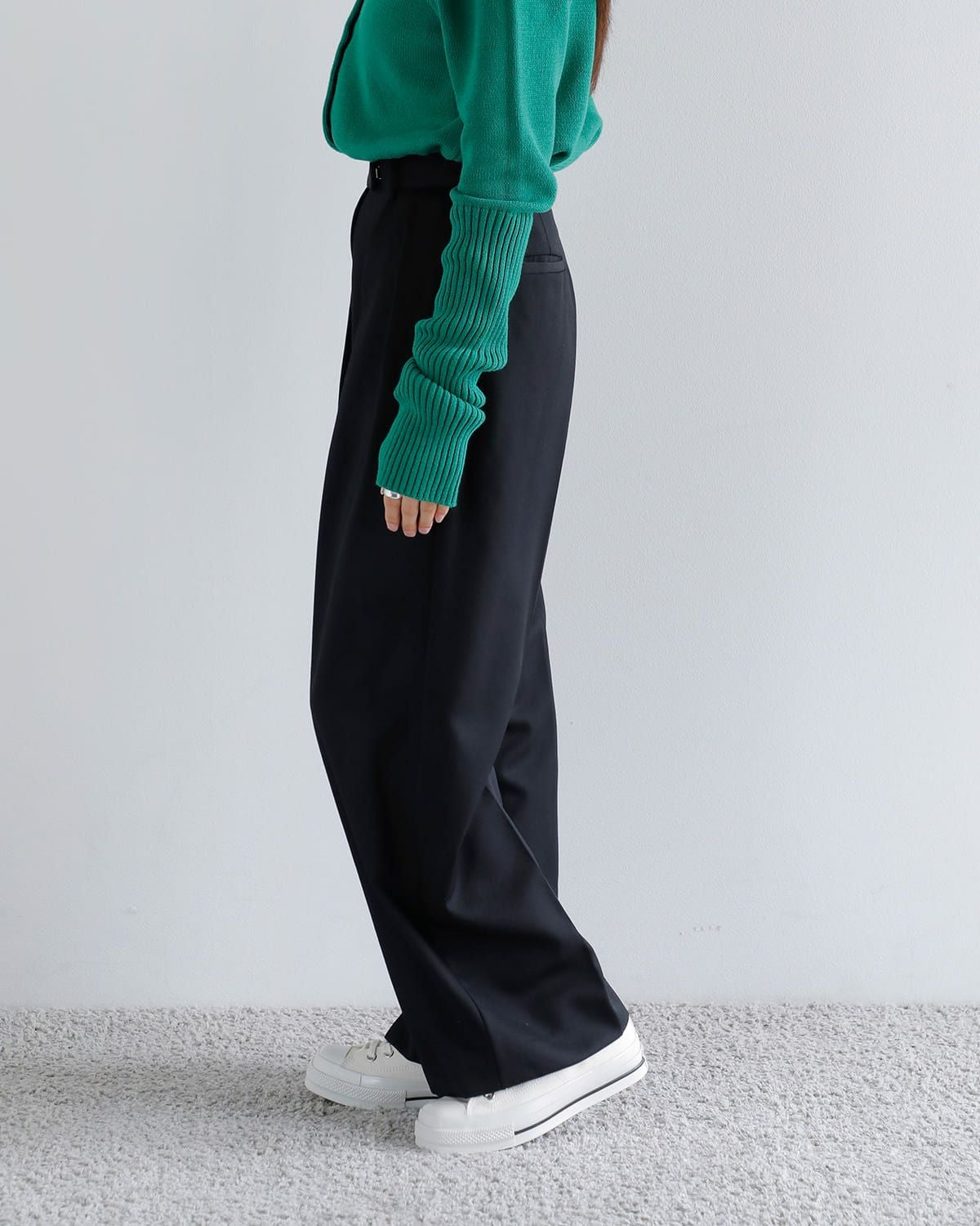 60%OFF】CREDONA クレドナ ウール スラックス イチグン パンツ “THE C