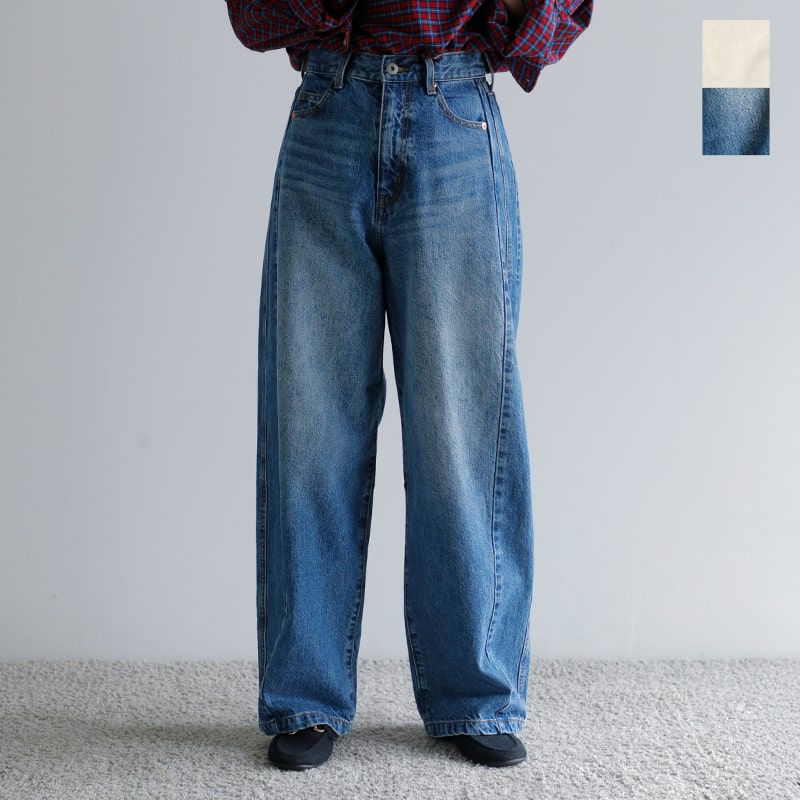 30%OFF】CREDONA クレドナ ワイド ビートル デニム パンツ “WIDE