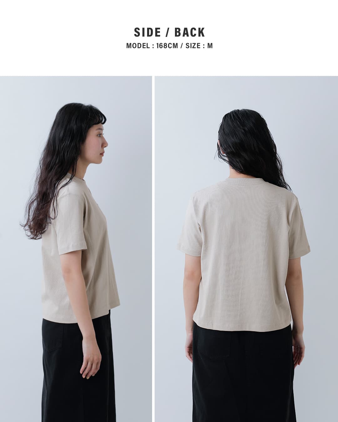 DANTON ダントン コットン天竺 半袖Tシャツ dt-c0404cjj レディース