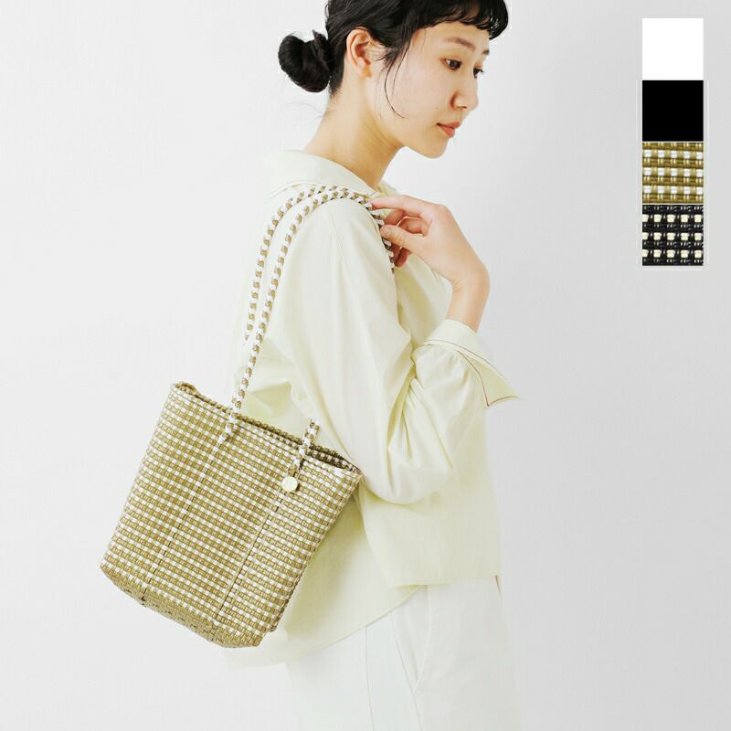 Letra レトラ メルカドバッグ スリムスタイル “PLAIN / MINI CHECK