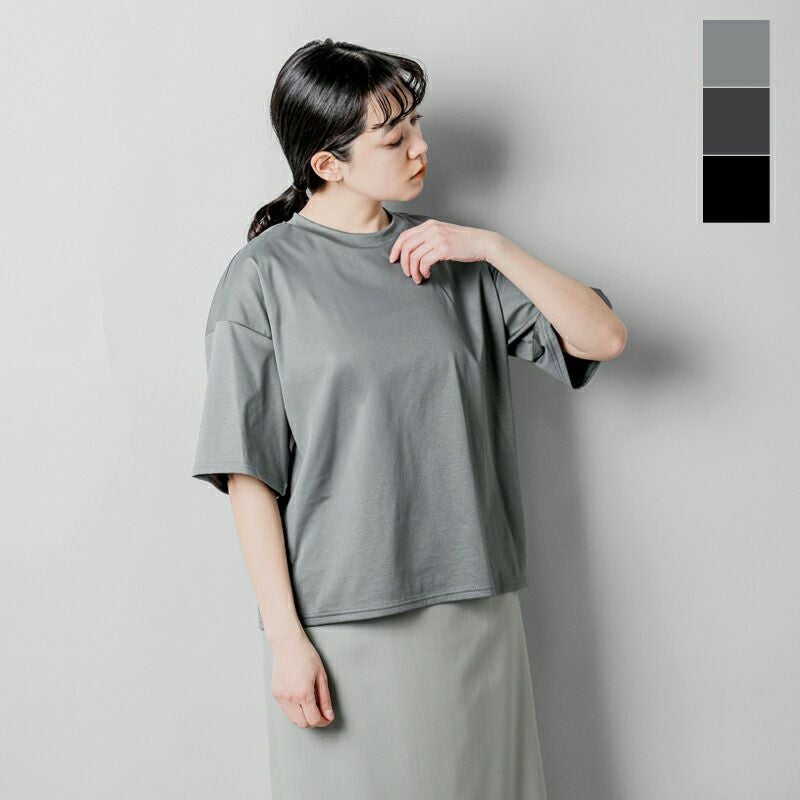 graphpaper グラフペーパー コットン ファイン スムース クルーネック