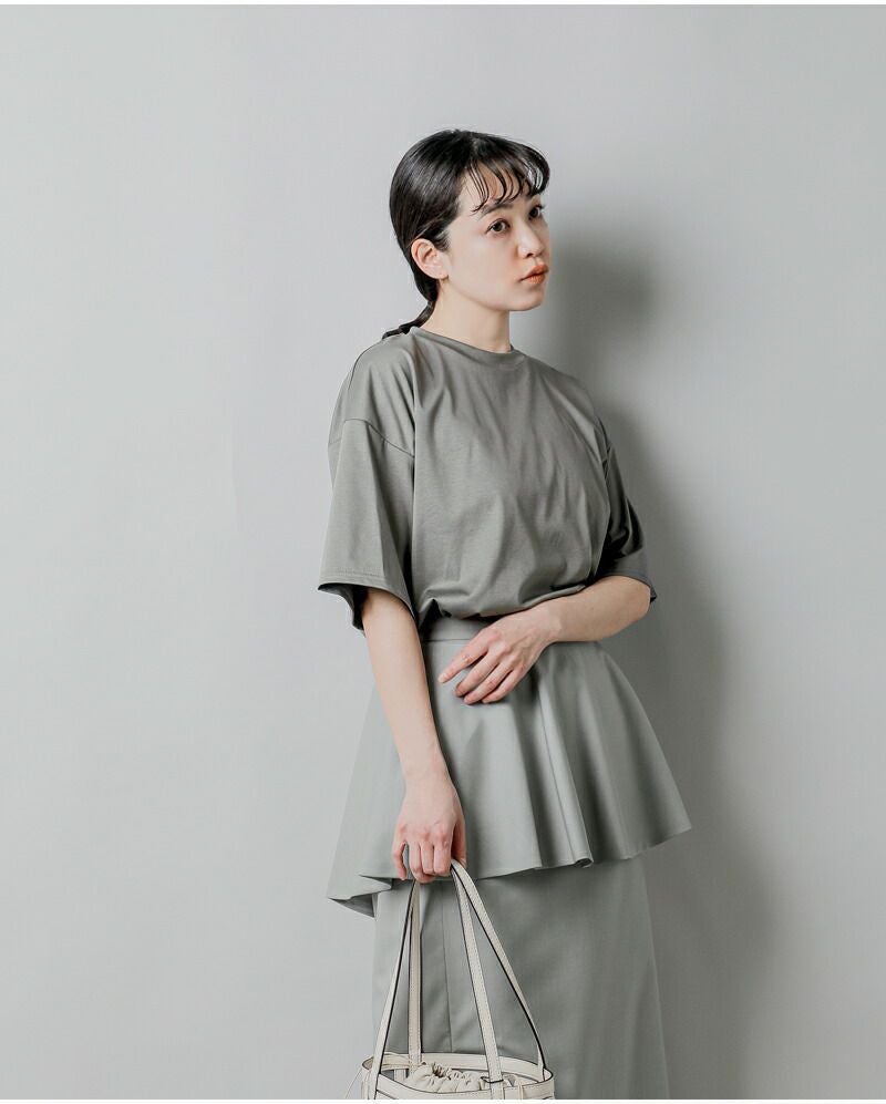 graphpaper グラフペーパー コットン ファイン スムース クルーネック
