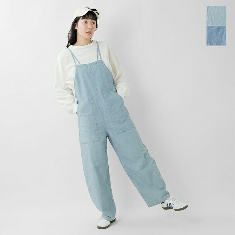 50%OFF】Johnbull ジョンブル コットン シャンブレー ダブルストラップ