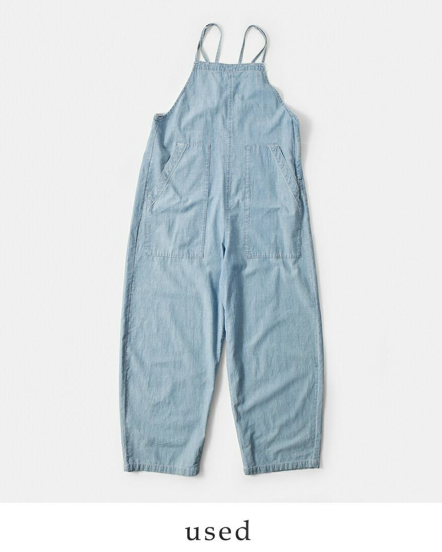 50%OFF】Johnbull ジョンブル コットン シャンブレー ダブルストラップ