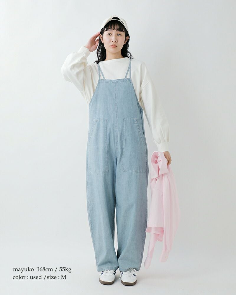 50%OFF】Johnbull ジョンブル コットン シャンブレー ダブルストラップ