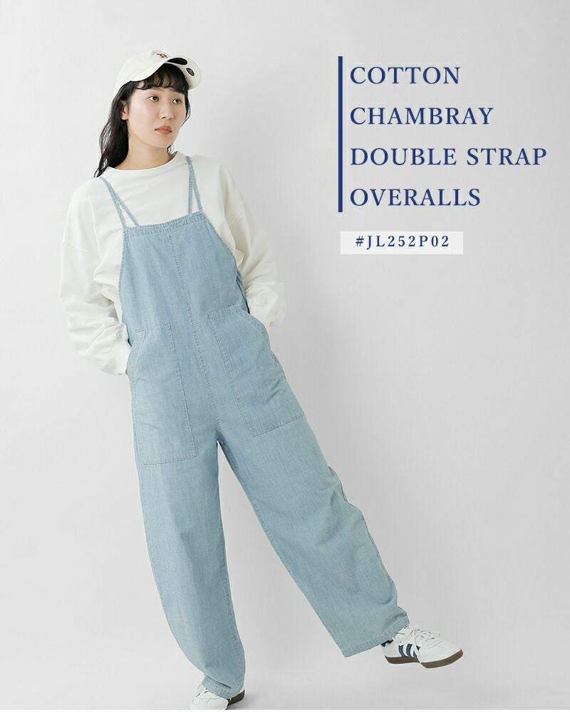 50%OFF】Johnbull ジョンブル コットン シャンブレー ダブルストラップ