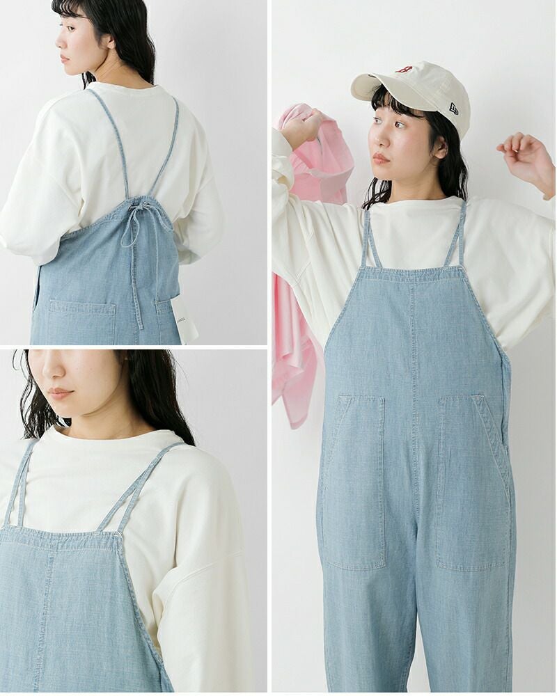50%OFF】Johnbull ジョンブル コットン シャンブレー ダブルストラップ