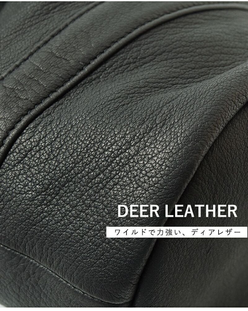 Aeta アエタ ディアレザー シリンダー ボストン バッグ “DEER” da101