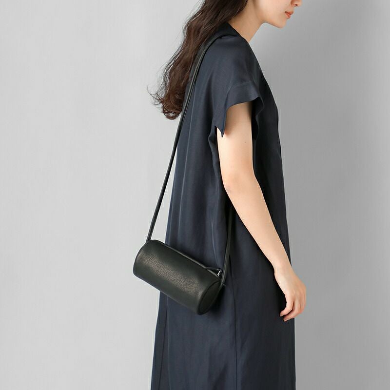 Aeta アエタ ディアレザー シリンダー ショルダー バッグ “DEER” da103