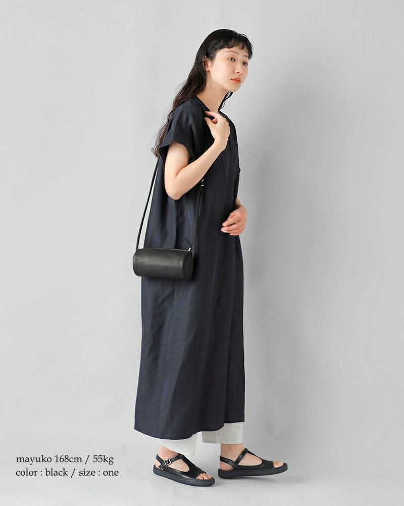 Aeta アエタ ディアレザー シリンダー ショルダー バッグ “DEER” da103