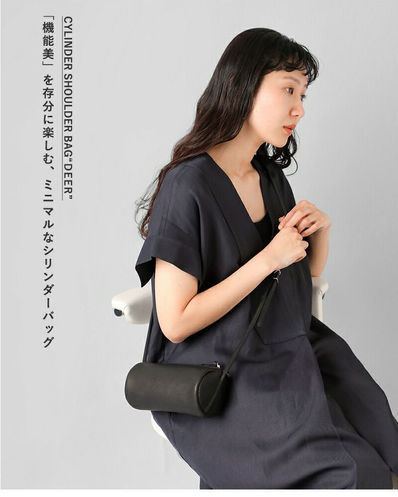アエタ ショルダーバッグ ディアレザー 斜め掛け ボディクロス　黒 000000045368-06.jpg?size=l&w=