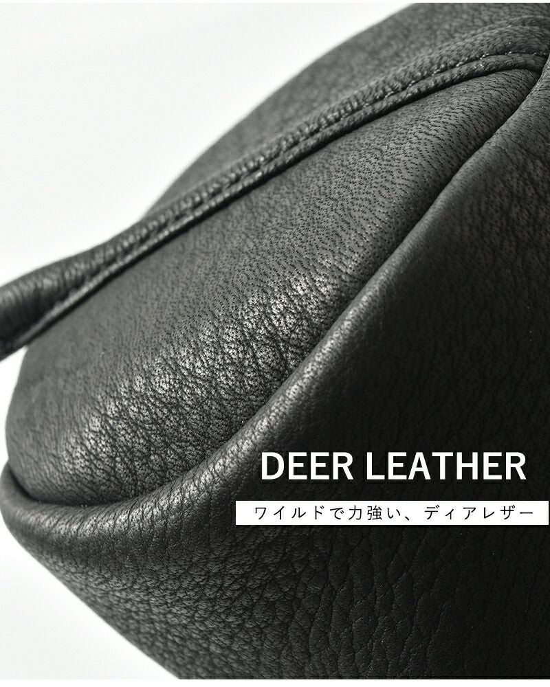 Aeta アエタ ディアレザー シリンダー ショルダー バッグ “DEER” da103