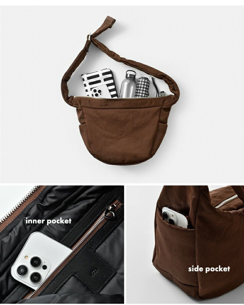 ITTI イッチ 撥水 三日月型 ショルダーバッグ ANNIE PUFFER TOWN MOON