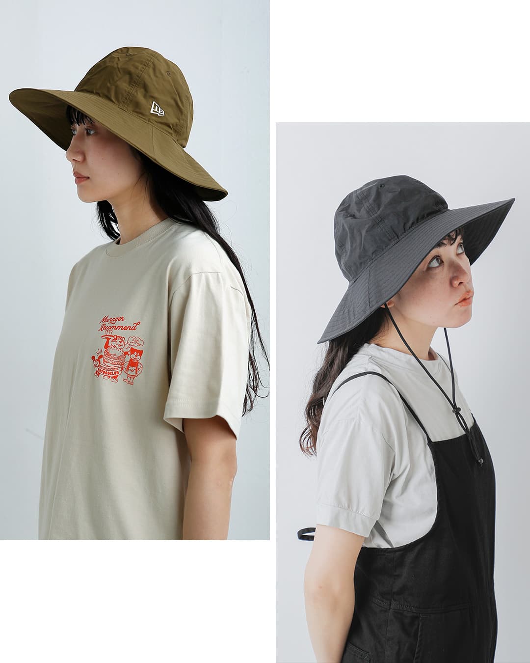NEW ERA ニューエラ エクスプローラー ワイド ブリム ナイロン ハット